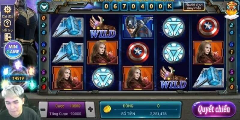 Giới thiệu sơ bộ về game nổ hũ Avengers 789Club