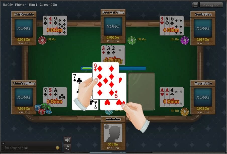 Top 4 Game bài online hay nhất - Ba Cây